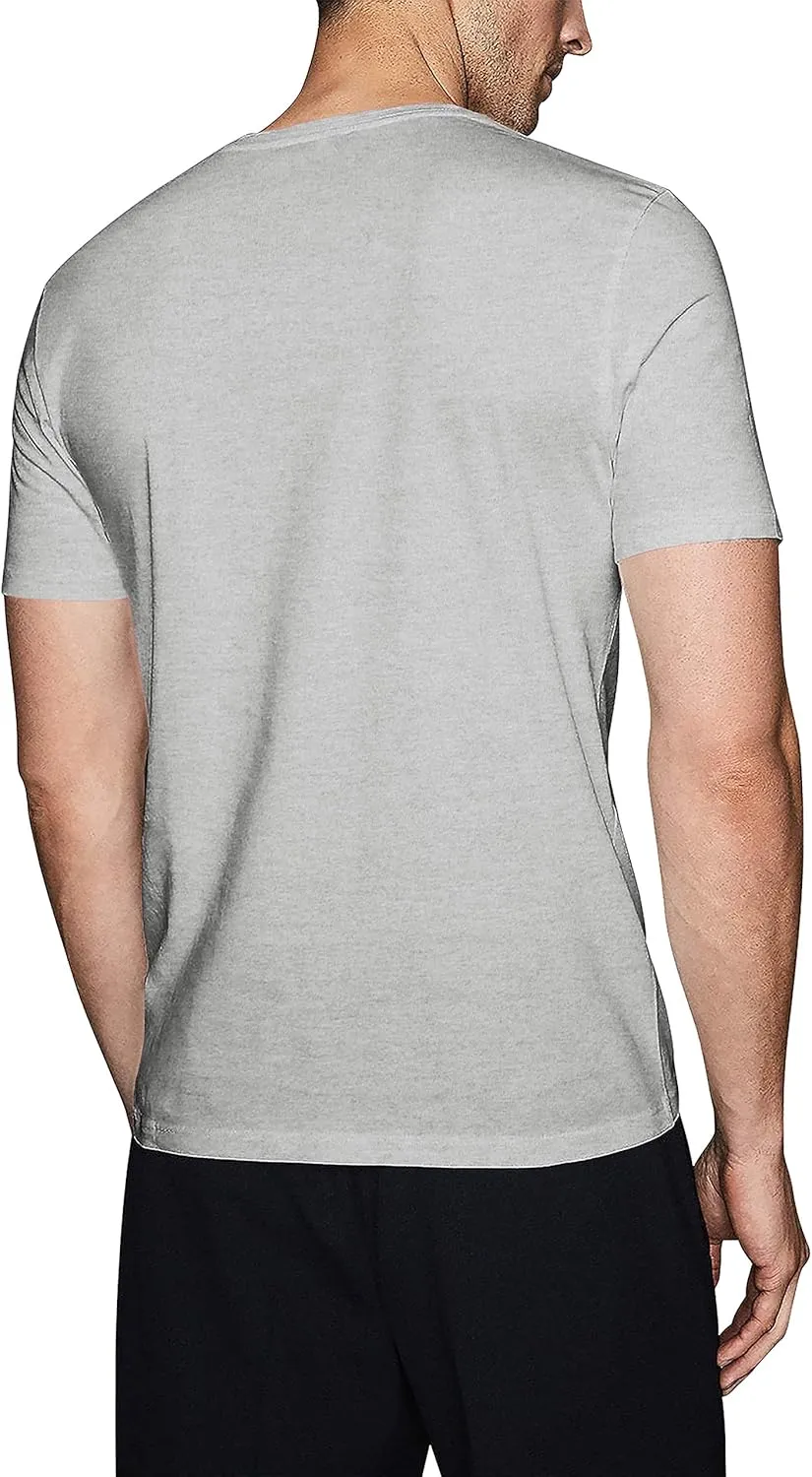 Hat and Beyond Mens Active V Neck T-Shirts Gym Workout Dance Slim Fit Shirts