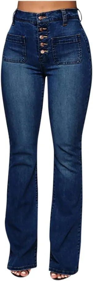 High Waisted Jeans for Women Jeans Poket Pants Mid Casual Denim Lace Women's Jeans High Waisted Jeans for Women