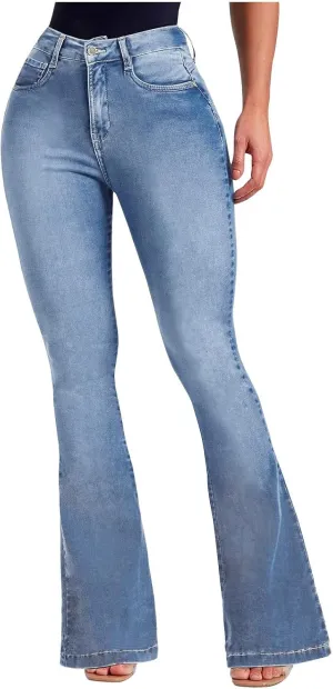 High Waisted Jeans for Women Lightweight Loose Ankle Jeans Trendy Straight Leg Denim Pants Baggy Wide Leg Jeans