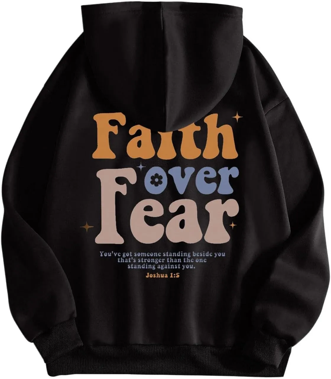 Hoodie for Women with Designs Not in The Mood Letter Printed Fleece Pullover with Pocket Drawstring Drop Shoulder Graphic Tee