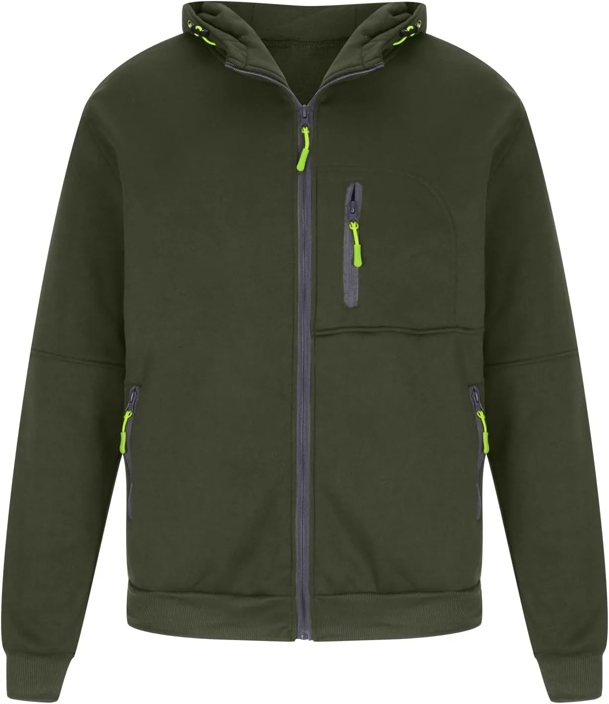 Hoodies for Men Zip up Lightweight Hoodie Big and Tall Sweatshirt Casual Fashion Jackets Fall Tops with Zip Pockets