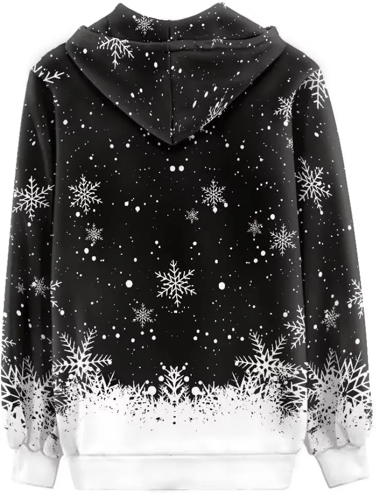 Horeset Black Cat Hoodie for Women Zip UP,Thin Full Zip-UP Hoodie Lightweight Jacket for Women