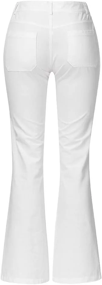 Jeans for Women Length Jeans Slim Bell Jeans Jeans Waist Pants Flare Mid Women Women's Jeans Jean Leggings with