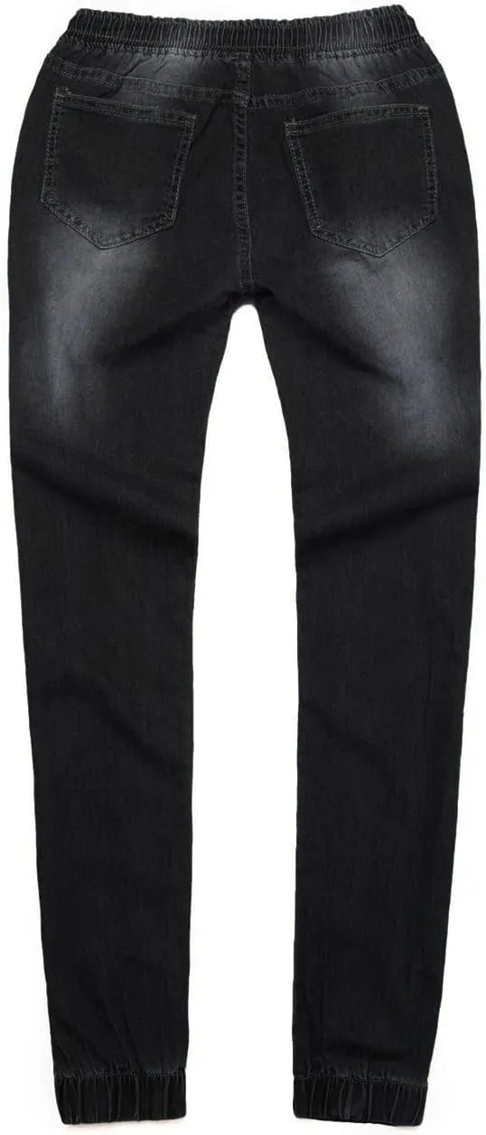 Jeans for Women Stretch Ankle Bootcut Jeans Drawstring Waisted Straight Leg Jeans Trendy Loose Fit Denim Pants Y2k