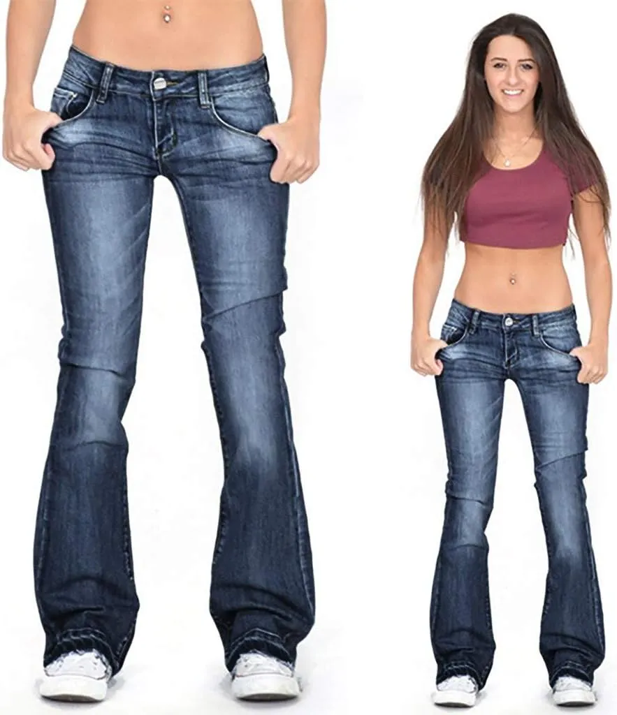 Jeans for Women Trendy Jeans Mid Womens Poket Lace Denim Casual Women's Jeans Jeans for Women Trendy Black Pants