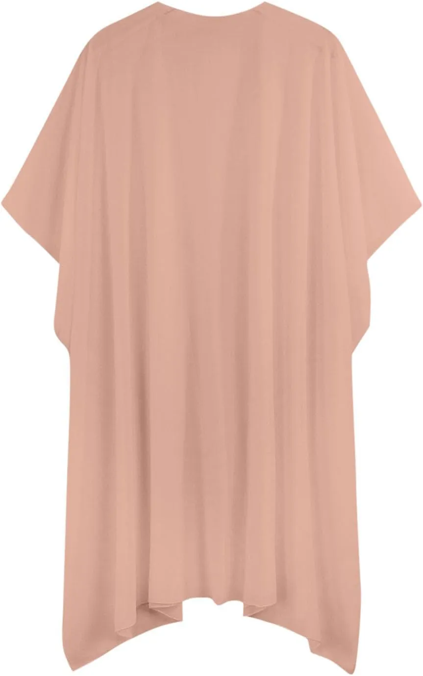 JOAU Women's Cotton Linen Shirts Button Down Long Tunic Tops Summer Casual Long Sleeve Lapel Dressy Blouse Beach Cover Up