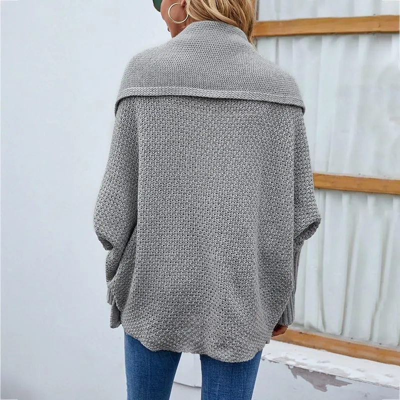 KELYWELL Oversized Cardigan Sweaters for Women's Chunky Knit Kimono Slouchy Wrap Batwing Open Front Outwear Coat