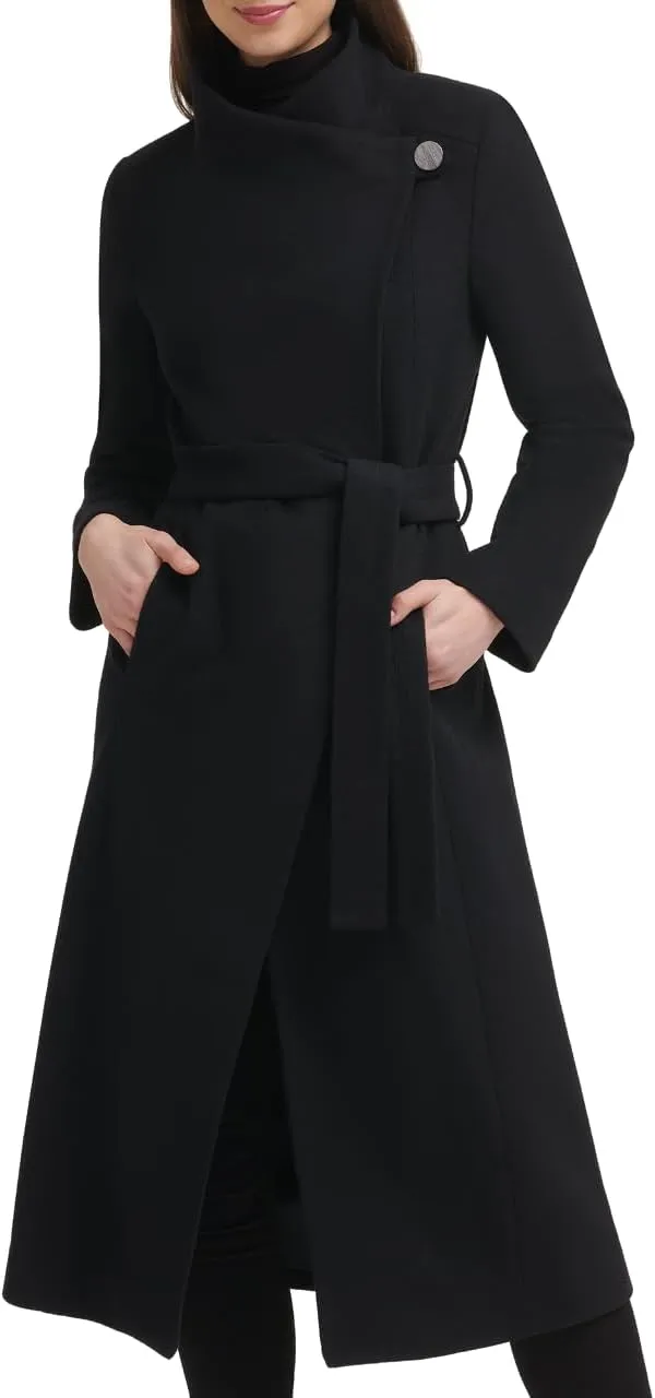 Kenneth Cole Women's Tweed Wool-Blend Coat