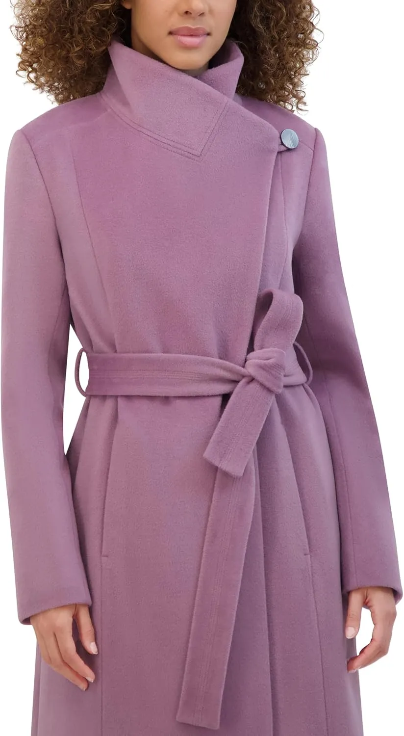 Kenneth Cole Women's Tweed Wool-Blend Coat