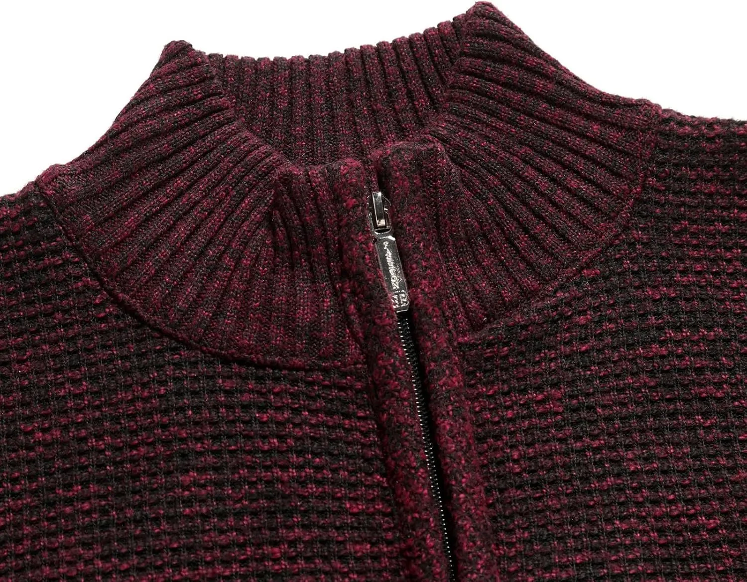 LCMTWX Coats for Men Cottonpadded Jacket Stand Collar Knitted Splice Sweater Coat Casual Cardigan Stylish Outwear Men's