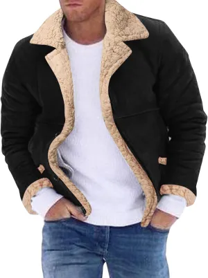 LCMTWX Mens Puffer Jackets Jacket Stand Collar Knitted Splice Sweater Coat Casual Cardigan Men's Winter Thickened Warm