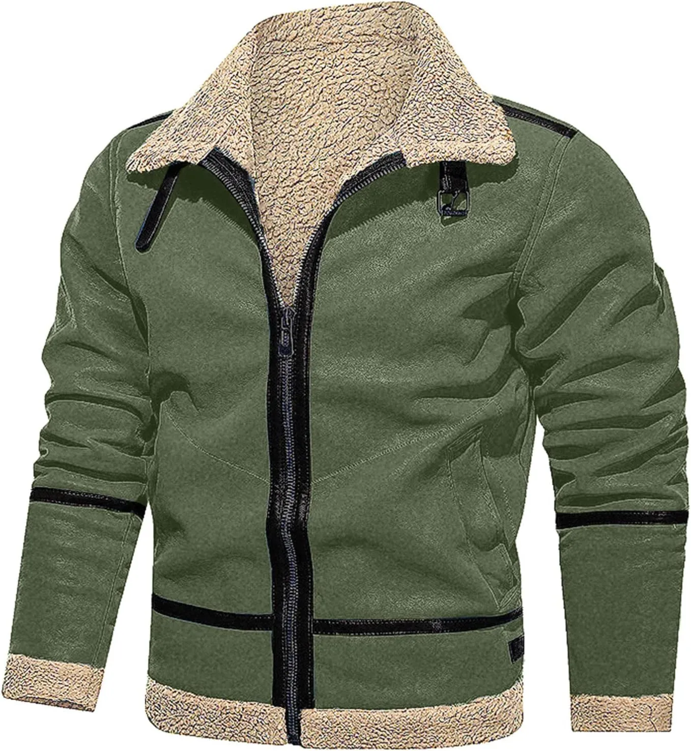 LCMTWX Men's Winter Thickened Warm Coats Stand Collar Knitted Splice Sweater Coat Casual Cardigan Stylish Mens Winter