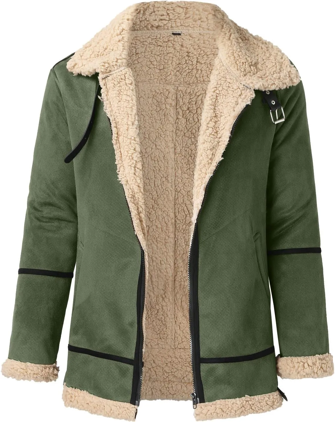 LCMTWX Men's Winter Thickened Warm Coats Stand Collar Knitted Splice Sweater Coat Casual Cardigan Stylish Mens Winter