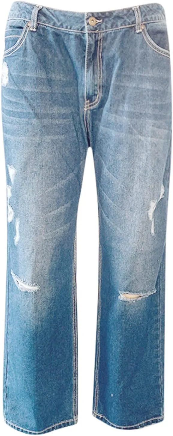 LCMTWX Women's Jeans Denim Overalls Ripped Washed Bib Jumpsuits Jeans Women's Jeans Womens Jeans Jeans for Women