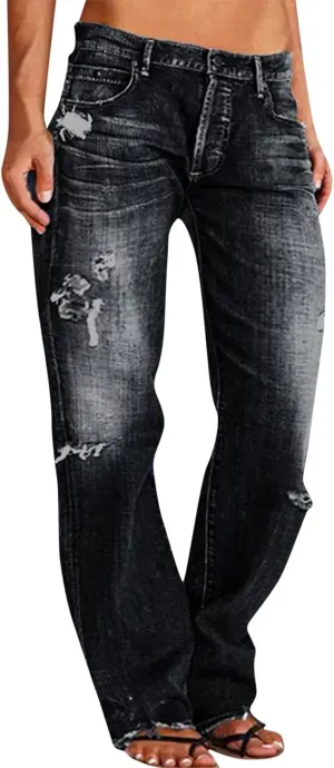LCMTWX Women's Jeans Denim Overalls Ripped Washed Bib Jumpsuits Jeans Women's Jeans Womens Jeans Jeans for Women