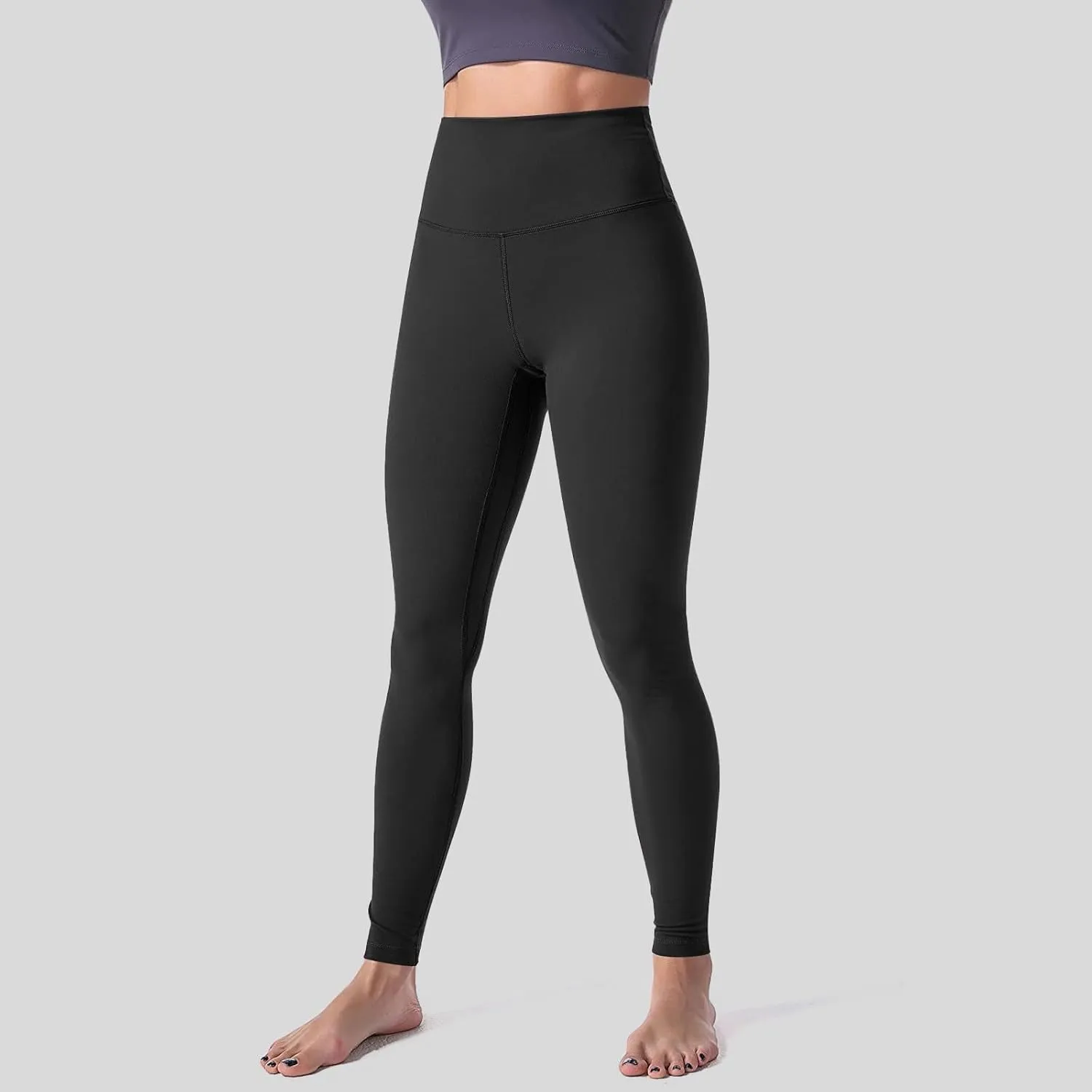 Leggings for Women Comfort Lightweight Yoga Pants with Pockets High Waisted Workout Leggings Baggy Womens