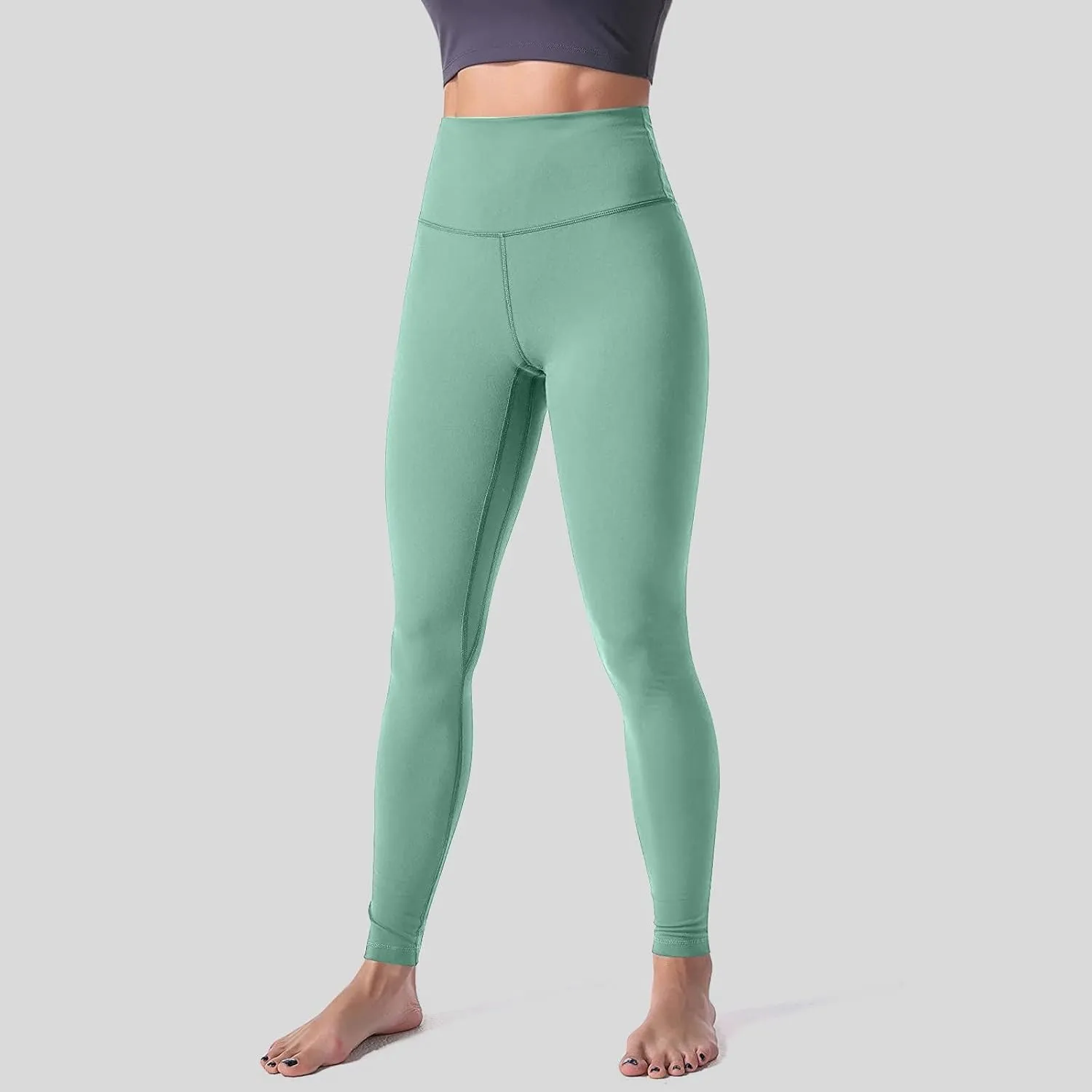 Leggings for Women Comfort Lightweight Yoga Pants with Pockets High Waisted Workout Leggings Baggy Womens