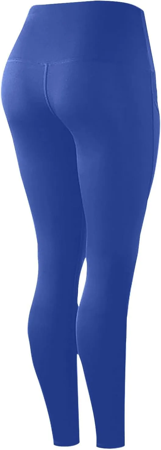 Leggings With Pockets For Women Comfortable And Stretchy Pants High Waisted Leggings Workout Plus Size Yoga Pants
