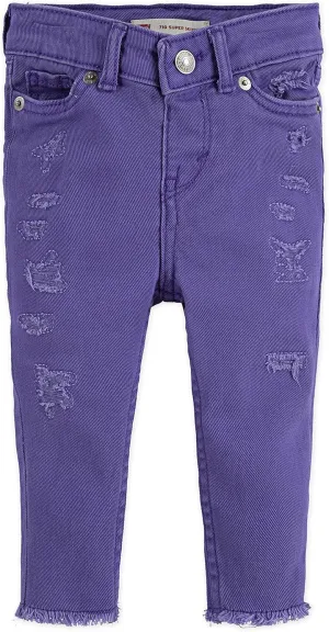 Levi's Girls' and Baby Super Skinny Fit Jeans