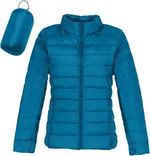 Lightweight Puffer Jacket Women Packable Down Puffy Coat with Hood Zip Warm Bubble Jackets Short 2024 Fall Winter