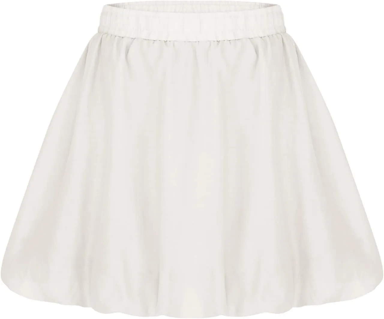 Lmdudan 2025 Bubble Skirt for Women Boho High Waisted Ruffled Cute Casual Dressy Mini Skirts Summer Going Out Skirts
