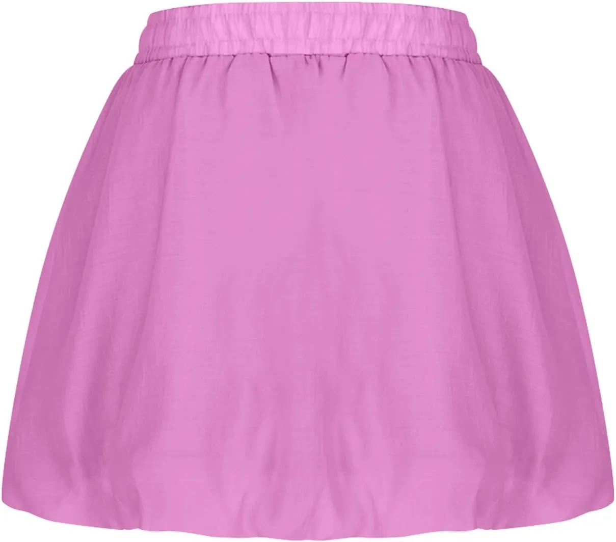 Lmdudan 2025 Bubble Skirt for Women Boho High Waisted Ruffled Cute Casual Dressy Mini Skirts Summer Going Out Skirts