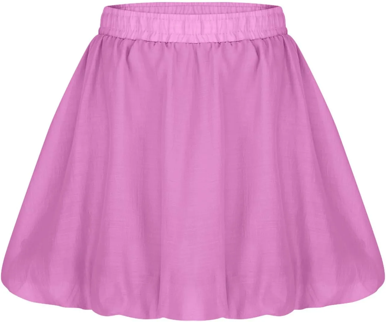 Lmdudan 2025 Bubble Skirt for Women Boho High Waisted Ruffled Cute Casual Dressy Mini Skirts Summer Going Out Skirts