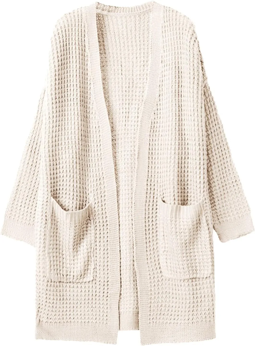 Long Cardigans for Women Long Sleeve Lightweight Cardigan Sweaters with Pockets Fall Open Front Chunky Knit Cardigan