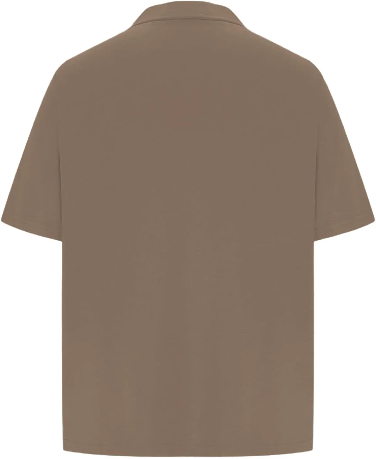 Loose Fit Collared Shirts for Men Short Sleeve Vacation Beach T-Shirts Oversized Summer Workout Streetwear Tops