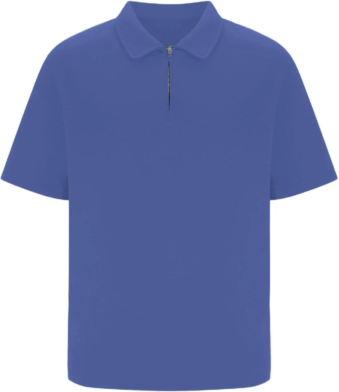 Loose Fit Collared Shirts for Men Short Sleeve Vacation Beach T-Shirts Oversized Summer Workout Streetwear Tops
