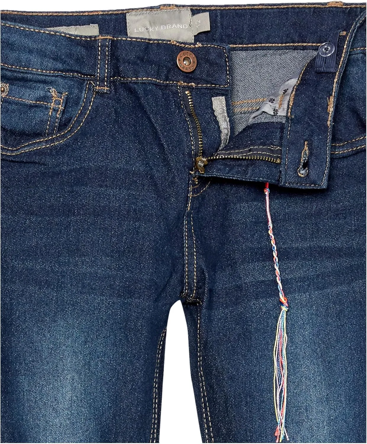 Lucky Brand Girls' Skinny Fit 5-pocket Stretch Denim Jeans