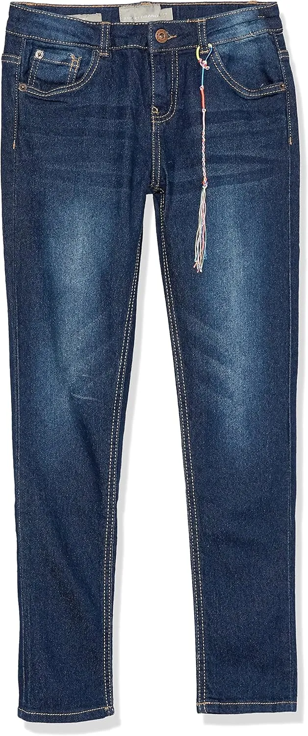 Lucky Brand Girls' Skinny Fit 5-pocket Stretch Denim Jeans