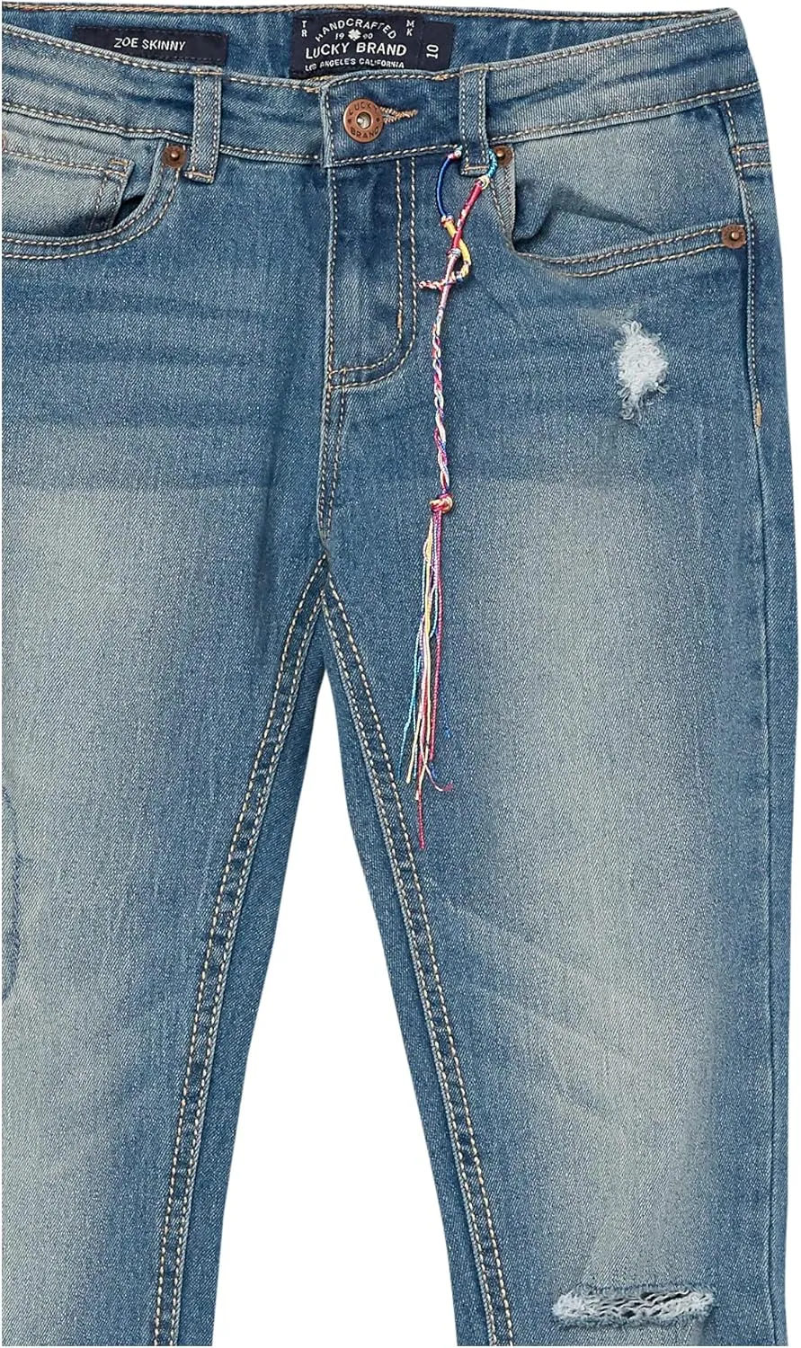 Lucky Brand Girls' Skinny Fit 5-pocket Stretch Denim Jeans