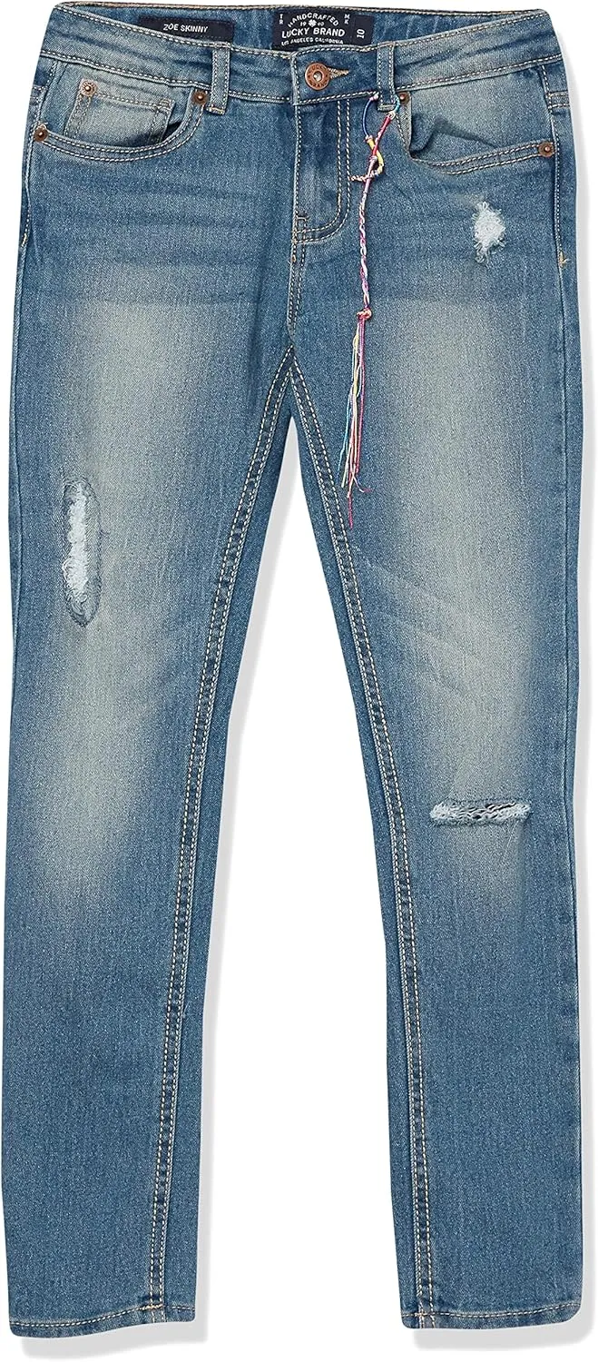 Lucky Brand Girls' Skinny Fit 5-pocket Stretch Denim Jeans