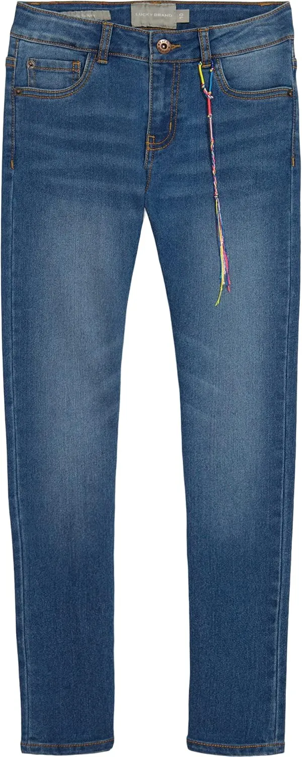 Lucky Brand Girls' Skinny Fit 5-pocket Stretch Denim Jeans