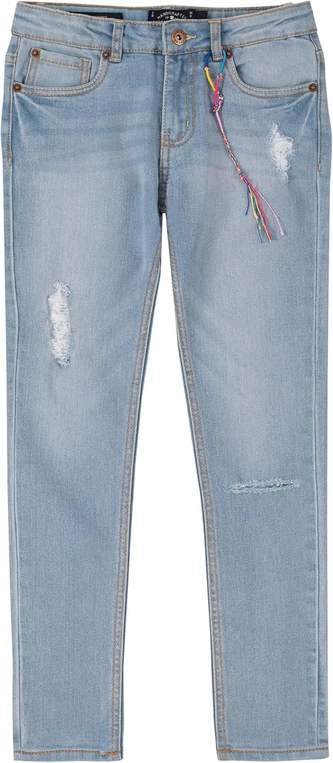 Lucky Brand Girls' Skinny Fit 5-pocket Stretch Denim Jeans