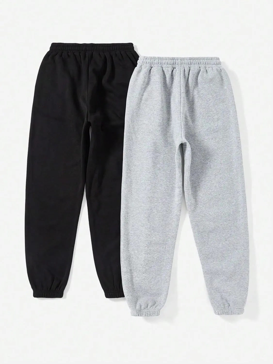 MakeMeChic Women's 4pack Thermal Lined Jogger Sweatpants Workout Running Lounge Pants