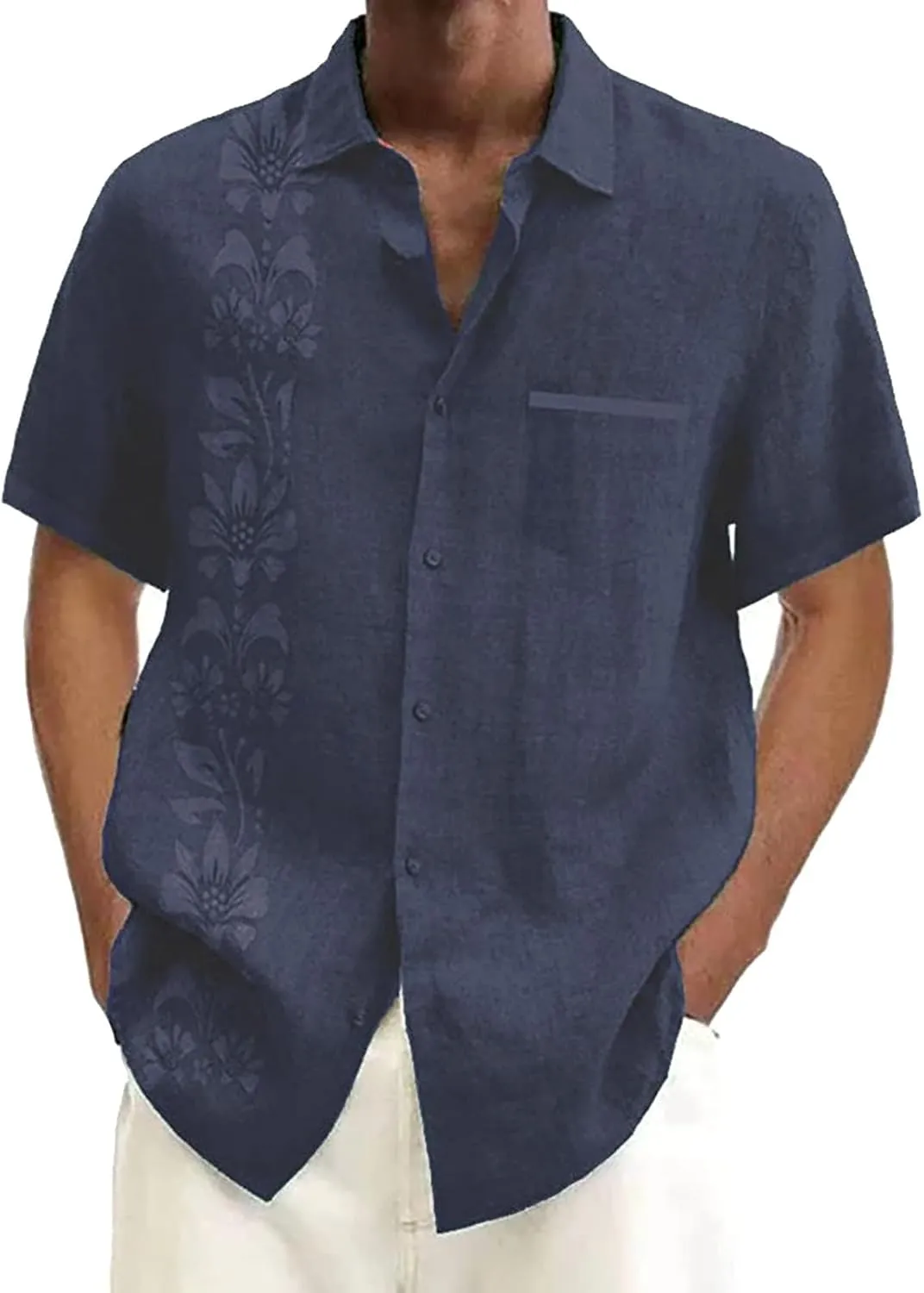 Men Hawaiian Shirts Button Down Tropical Holiday Beach Shirts Tropical Shirts for Men Custom Hawaiian Shirt for Men