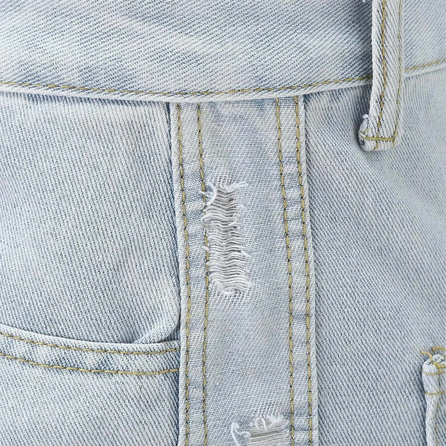 Men Plus-Size Solid Color Relaxed Fit Fashion Jeans Casual Wide Leg Trendy Elastic Waist Denim with Pockets