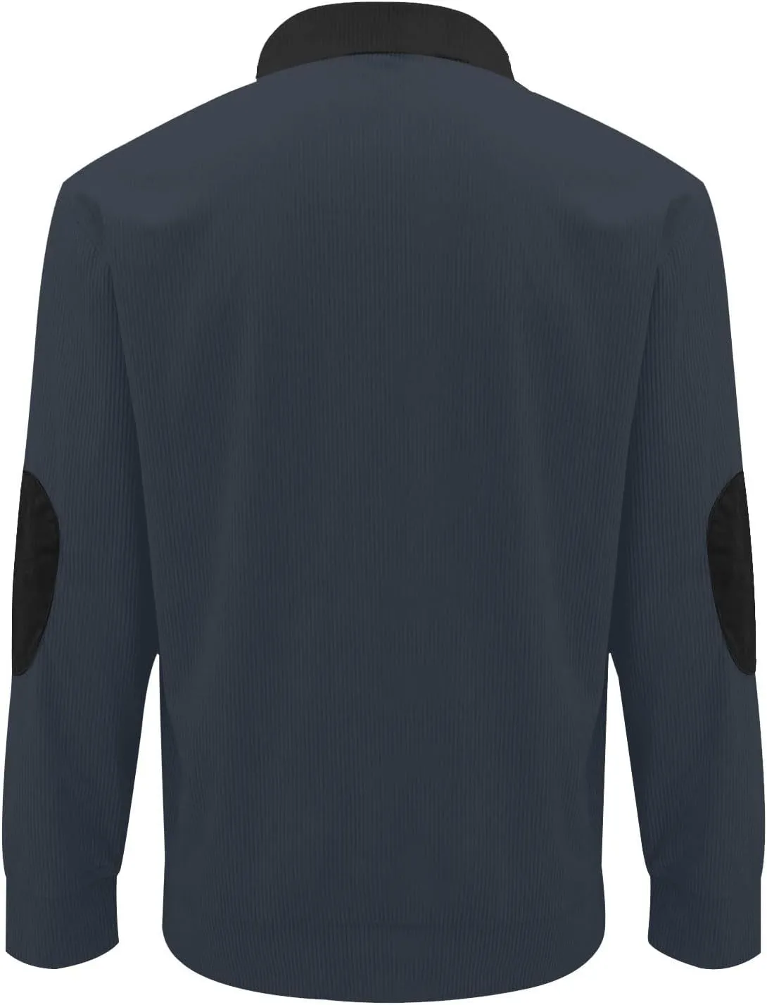 Men Pullover Sweater Button V Neck Solid Color Long Sleeve Loose T-Shirt Top