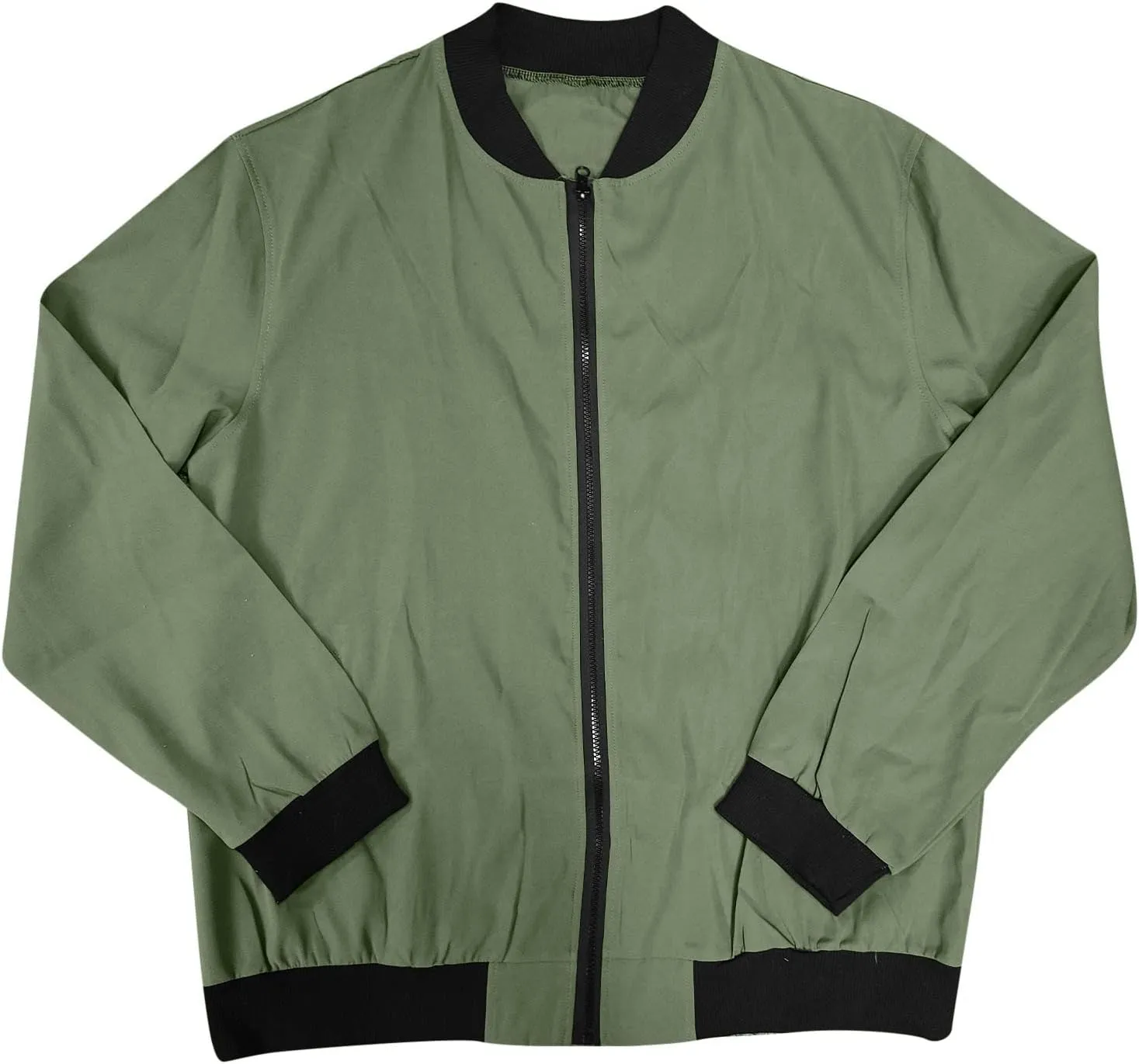 Mens Bomber Jacket Lightweight Slim Fit Softshell Windbreaker