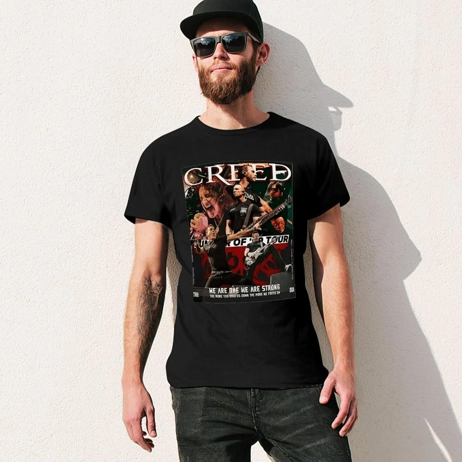 Men's Breathable Cotton T-Shirts Comfortable Cool Casual Crew Neck Shirts