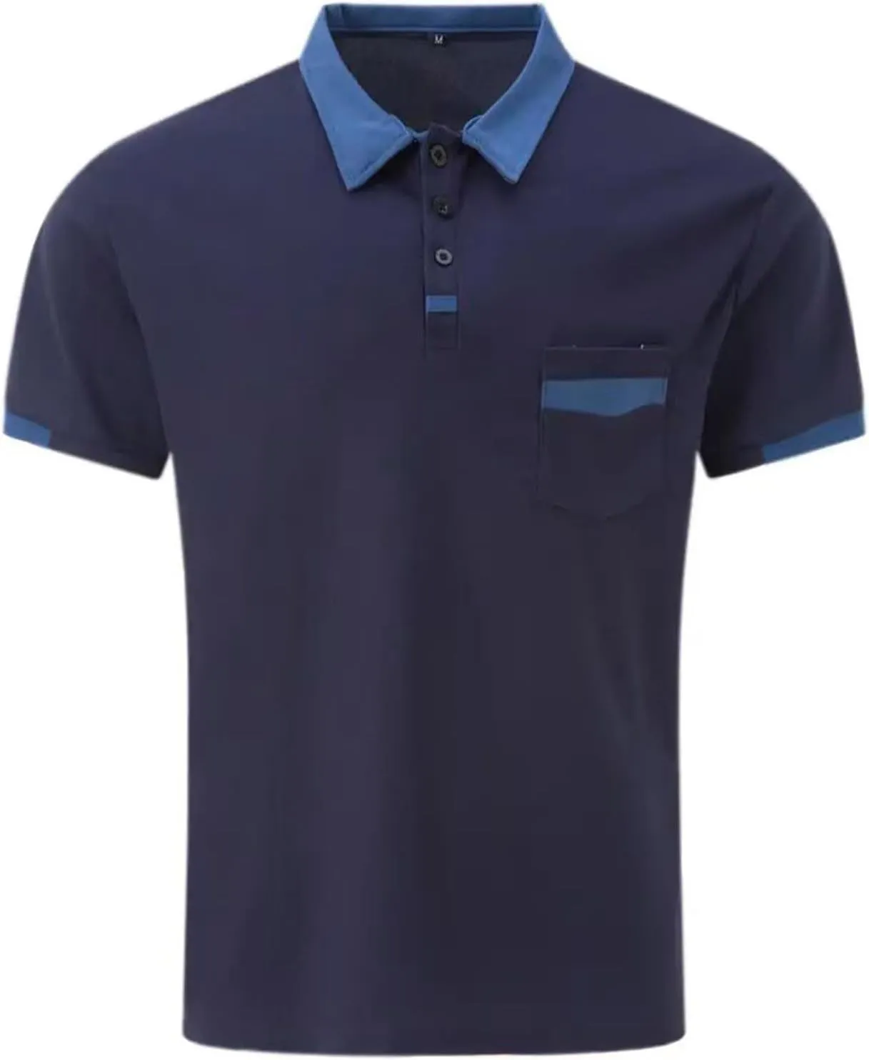 Men's Button Down Shirts Short Sleeve Casual Shirts Summer Beach Shirts Vacation Wedding Muscle Golf Shirts with Pocket