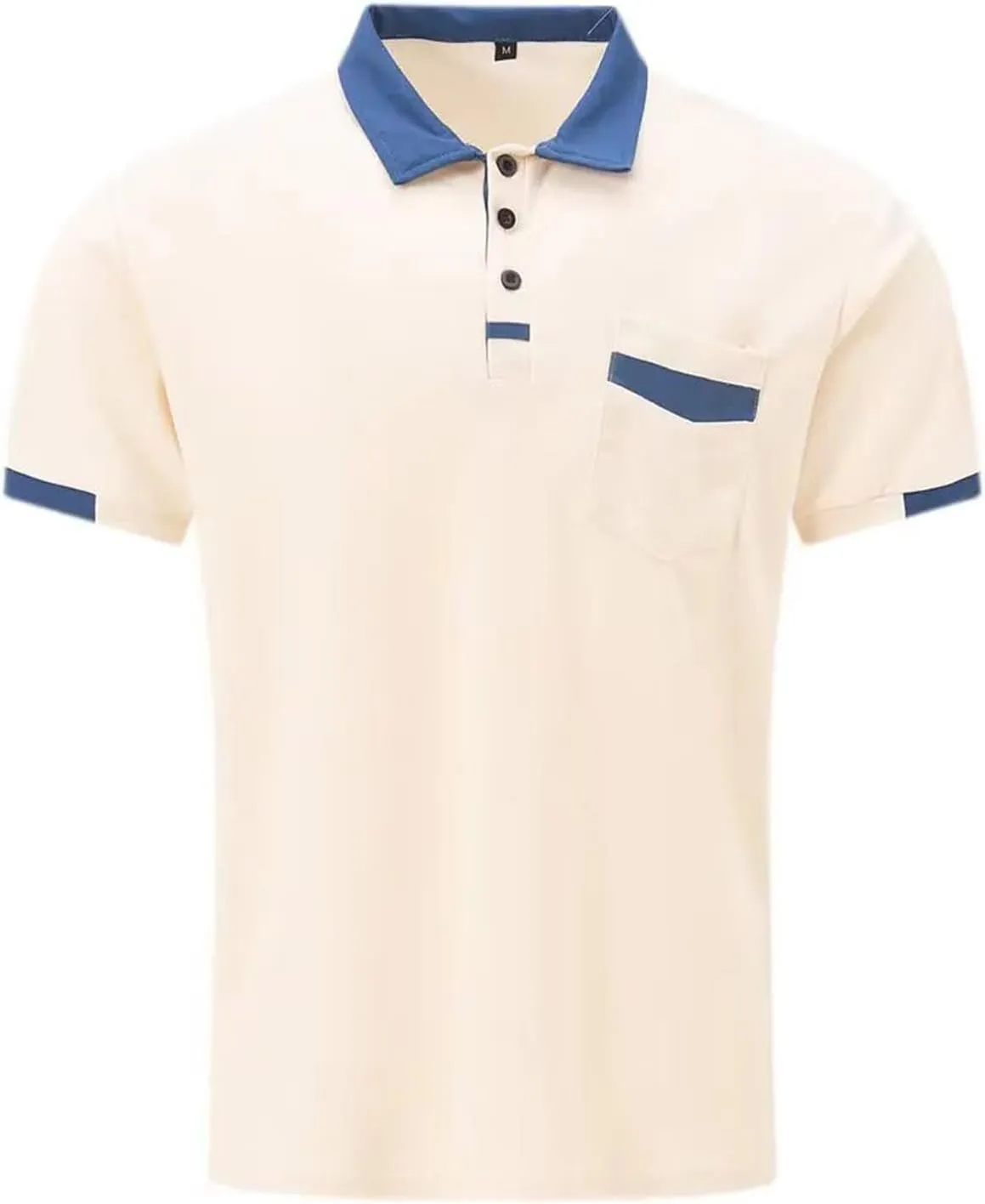 Men's Button Down Shirts Short Sleeve Casual Shirts Summer Beach Shirts Vacation Wedding Muscle Golf Shirts with Pocket