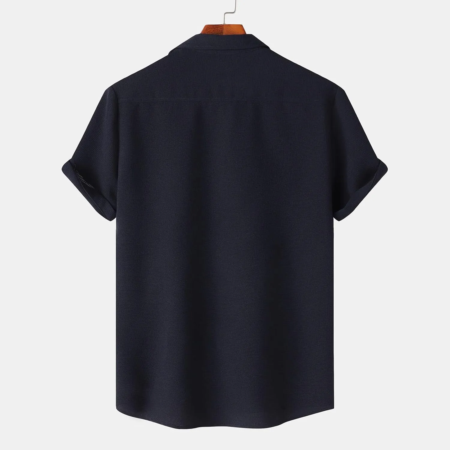 Men's Button Down Shirts Short Sleeve Casual Shirts Summer Beach Shirts Vacation Wedding Shirt