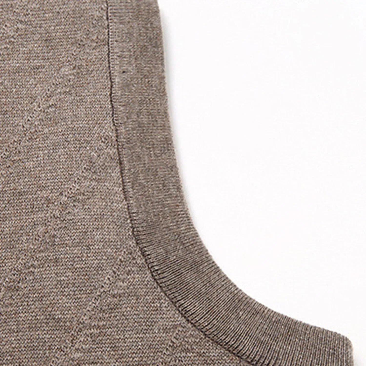 Men's Button Knitted Cardigan Vest Wool Blend V Neck Sweaters Lightweight Tank Top with Pockets