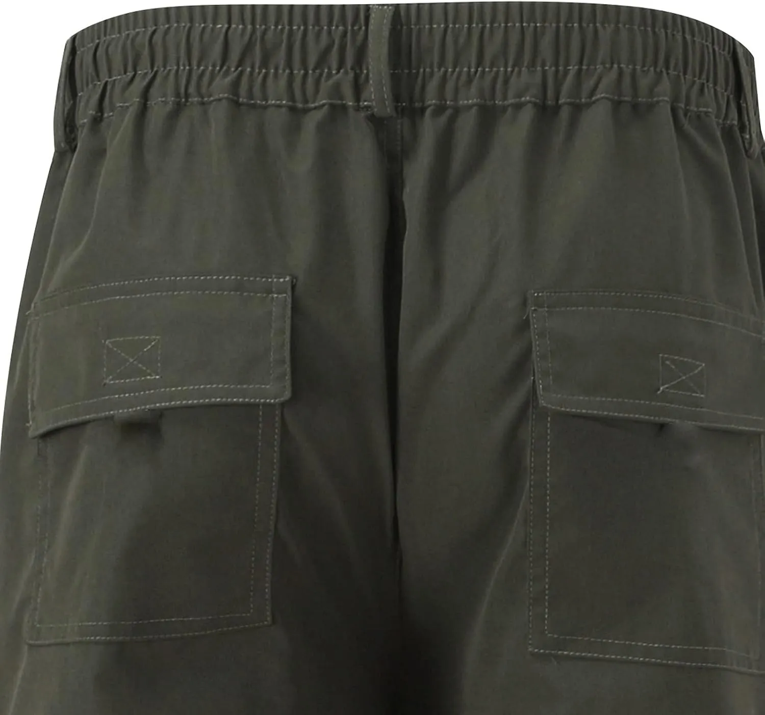 Men's Cargo Sweatpants Open Bottom Hiking Jogger Cargo Sweatpants for Men with Pockets Mens Black Sweatpants