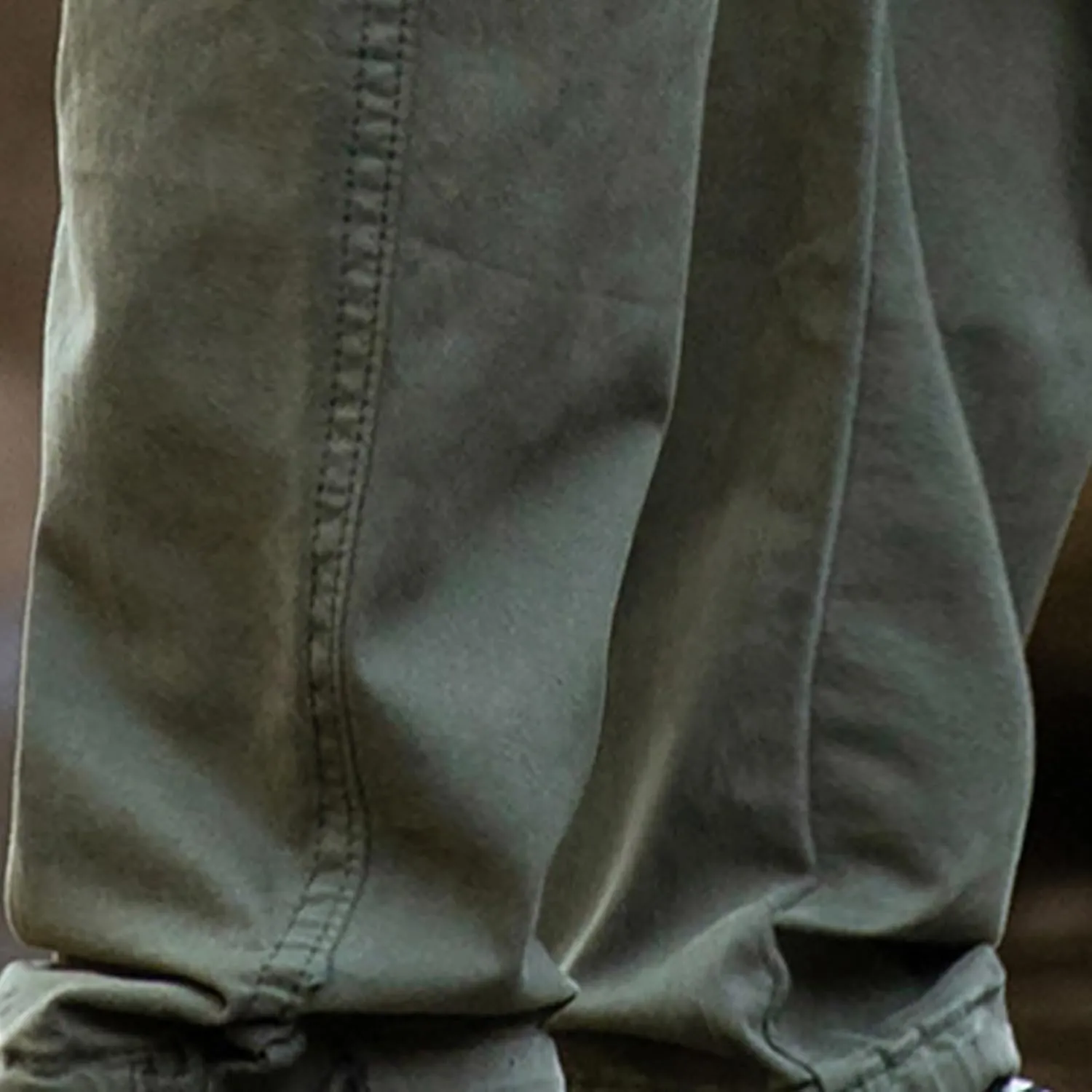 Mens Casual Cargo Pants Elastic Waist Stretch Drawstring Relaxed Fit Jogger Pants Classic Gym Hiking Workout Trousers