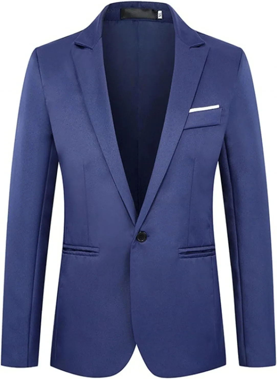 Mens Casual Suit Blazer Cardigan Jackets One Button Tuxedo Lightweight Formal Business Party Wedding Coats