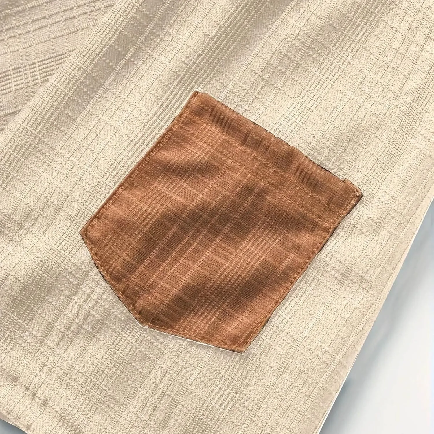 Men's Cotton Linen Henley Shirts Casual Lightweight Short Sleeve Button Down Stand Collar T-Shirt Summer Beach Tops